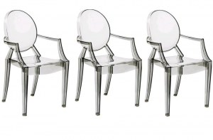 Пластиковый прозрачный стул с подлокотниками ( FR 0037)– купить в интернет-магазине ЦЕНТР мебели РИМ